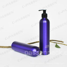 Bouteille en aluminium de lotion de shampooing de couleur faite sur commande avec la pompe de lotion (PPC-ACB-066)